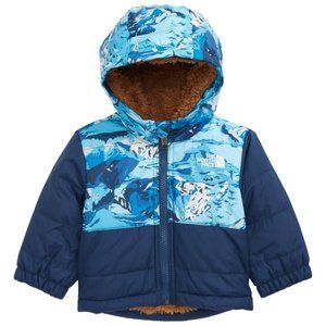 THE NORTH FACE Reversible Water Repellent Hooded Jacket Baby 3-6M Full Zip